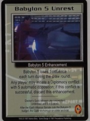 Babylon 5 Unrest - Rare